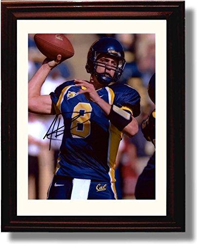 Framed 8x10 Aaron Rodgers - Cal Football Autograph Promo Print - California Golden Bears Framed Print - College Football FSP - Framed   