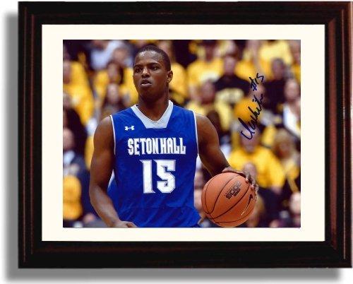 Framed 8x10 Isaiah Whitehead Autograph Promo Print - Seton Hall Pirates Framed Print - College Basketball FSP - Framed   