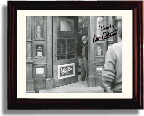 8x10 Framed Peter Ostrum Autograph Promo Print - Charlie and the Chocolate Factory Black and White Framed Print - Movies FSP - Framed   