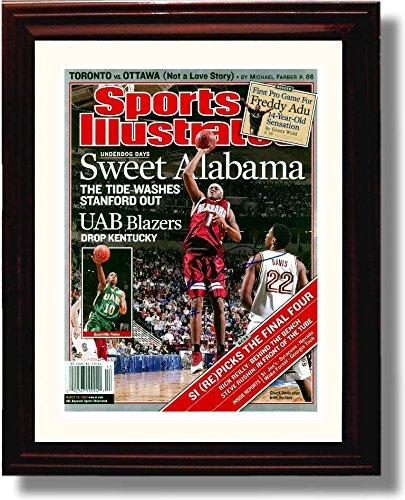 Framed 8x10 "Sweet Alabama" Basketball 2004 Chuck Davis SI Autograph Promo Print Framed Print - College Basketball FSP - Framed   