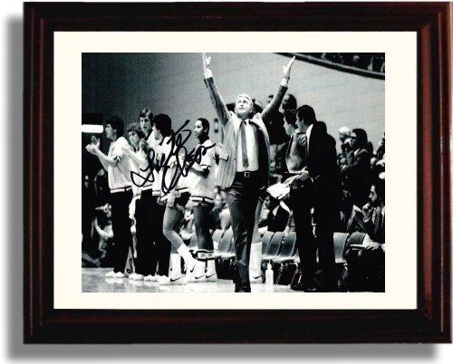 Framed 8x10 Lute Olson Autograph Promo Print - Arizona Wildcats Framed Print - College Basketball FSP - Framed   