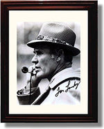 8x10 Framed Tom Landry - Dallas Cowboys Autograph Promo Print Framed Print - Pro Football FSP - Framed   