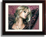 8x10 Framed Paris Hilton Autograph Promo Print - Closeup Landscape Framed Print - Other FSP - Framed   