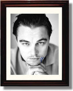 8x10 Framed Leonardo DiCaprio Autograph Promo Print Framed Print - Movies FSP - Framed   