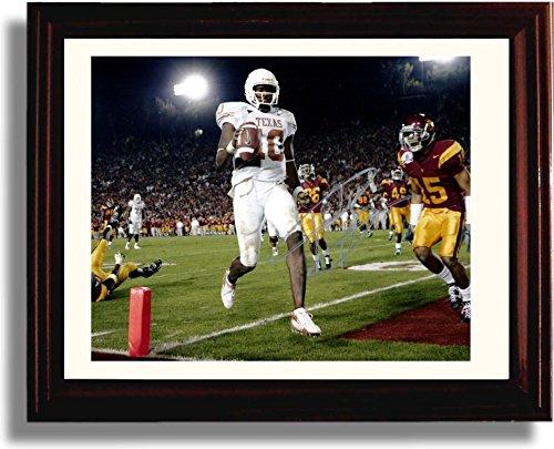 Framed 8x10 Vince Young Texas "Championship TD" Autograph Promo Print Framed Print - College Football FSP - Framed   