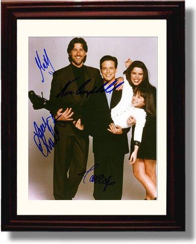 Framed Party Of Five Autograph Promo Print - Cast Signed Framed Print - Television FSP - Framed   