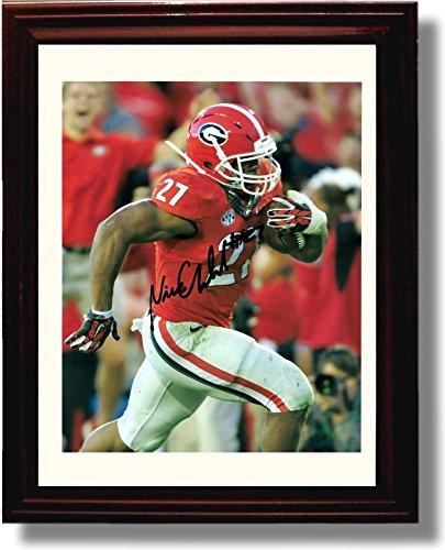 Unframed Georgia Football - Nick Chubb Autograph Promo Print Unframed Print - College Football FSP - Unframed   