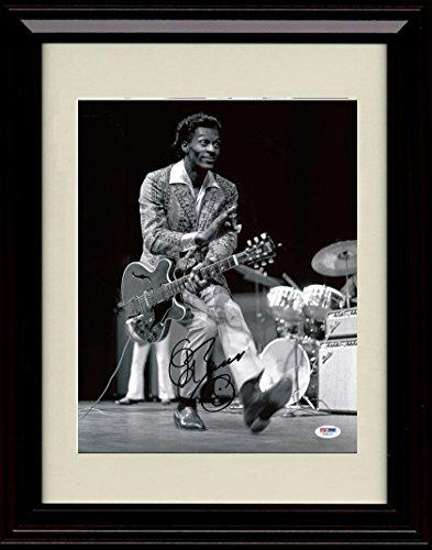 8x10 Framed Chuck Berry Autograph Promo Print - Ol Time Rock and Roll Framed Print - Music FSP - Framed   