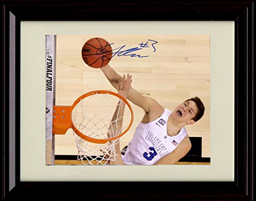 Framed 8x10 Grayson Allen Autograph Promo Print - Duke Blue Devils Framed Print - College Basketball FSP - Framed   