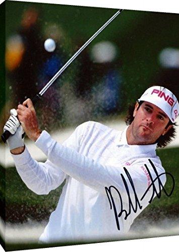 Canvas Wall Art:   Bubba Watson -Chipping Out Autograph Print Canvas - Golf FSP - Canvas   