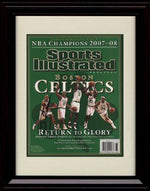 Framed Boston Celtics Championship Commemorative SI Autograph Promo Print - 2008 Framed Print - Pro Basketball FSP - Framed   