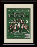 8x10 Framed Boston Celtics Championship Commemorative SI Autograph Promo Print - 2008 Framed Print - Pro Basketball FSP - Framed   