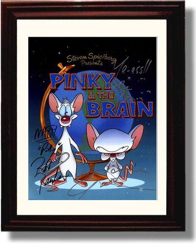 Unframed Pinky and The Brain Autograph Promo Print Unframed Print - Television FSP - Unframed   