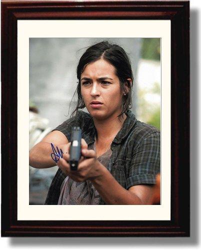 8x10 Framed Alanna Masterson Autograph Promo Print - Tara Chambler The Walking Dead Framed Print - Television FSP - Framed   