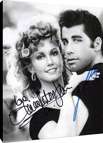 Canvas Wall Art:  Grease Cast Autograph Print Canvas - Movies FSP - Canvas   