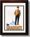 8x10 Framed Dustin Hoffman Autograph Promo Print - The Graduate Framed Print - Movies FSP - Framed   