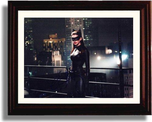 8x10 Framed Anne Hathaway Autograph Promo Print - The Dark Knight Rises Framed Print - Movies FSP - Framed   