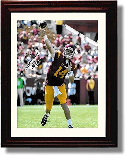 Framed 8x10 Sam Darnold Framed 8x10 Autograph Promo Print - USC Trojans Framed Print - College Football FSP - Framed   