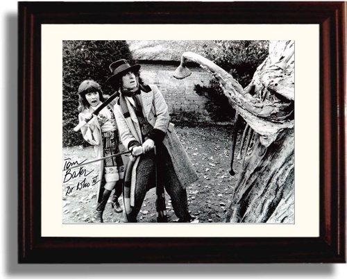 Framed Tom Baker Autograph Promo Print - Dr. Who Framed Print - Television FSP - Framed   