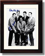 8x10 Framed Rat Pack Autograph Promo Print Framed Print - Music FSP - Framed   