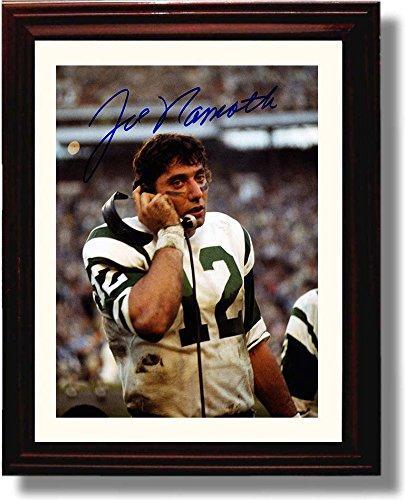Unframed Joe Namath - New York Jets Autograph Promo Print - Broadway Joe Answers the Call Unframed Print - Pro Football FSP - Unframed   