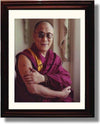 8x10 Framed Dalai Lama Autograph Promo Print Framed Print - History FSP - Framed   