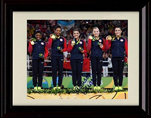 8x10 Framed Women's Gymnastics Autograph Promo Print - 2016 Olympics - Madison Kocian Framed Print - Olympics FSP - Framed   