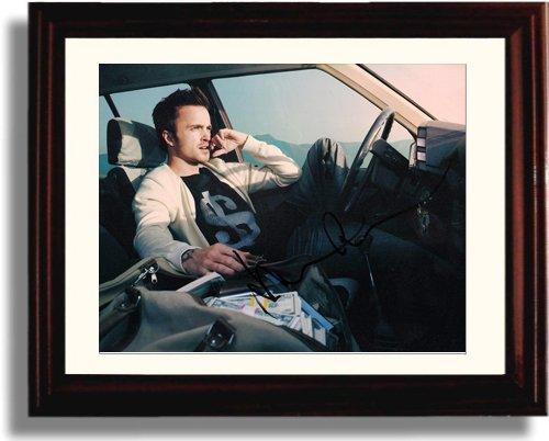 Framed Aaron Paul Autograph Promo Print - Breaking Bad Framed Print - Television FSP - Framed   