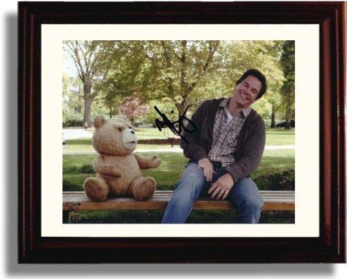 8x10 Framed Mark Wahlberg Autograph Promo Print - Ted Framed Print - Movies FSP - Framed   