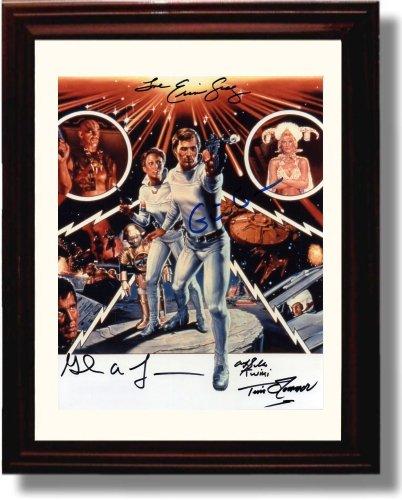 8x10 Framed Buck Rogers Autograph Promo Print - Buck Rogers Cast Framed Print - Television FSP - Framed   