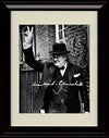 8x10 Framed Winston Churchill Autograph Promo Print Framed Print - History FSP - Framed   