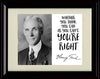 Framed Henry Ford Autograph Promo Print - Inspirational Quote Framed Print - History FSP - Framed   