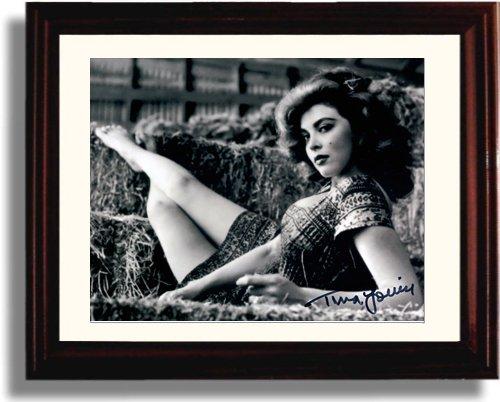 8x10 Framed Tina Louise Autograph Promo Print - Gilligans Island Framed Print - Television FSP - Framed   