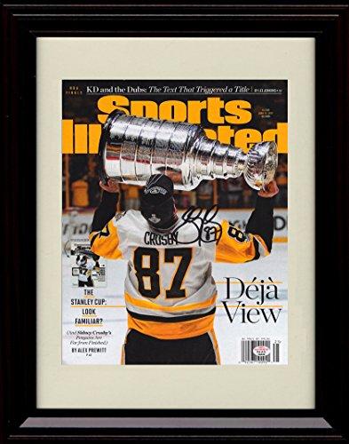 8x10 Framed 2016-17 Pittsburgh Penguins Stanley Cup Champions SI Autograph Promo Framed Print - Hockey FSP - Framed   
