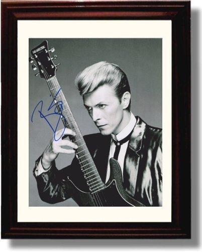 8x10 Framed David Bowie Heroes - Autograph Promo Print Framed Print - Music FSP - Framed   