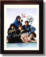 8x10 Framed Cast of the Breakfast Club Autograph Promo Print Framed Print - Movies FSP - Framed   