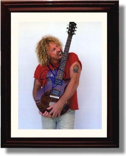 8x10 Framed Sammy Hagar Autograph Promo Print Framed Print - Music FSP - Framed   