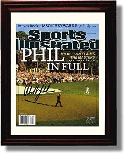 Framed Phil Mickelson "Phil in Full" Masters Champ SI Autograph Promo Print Framed Print - Golf FSP - Framed   
