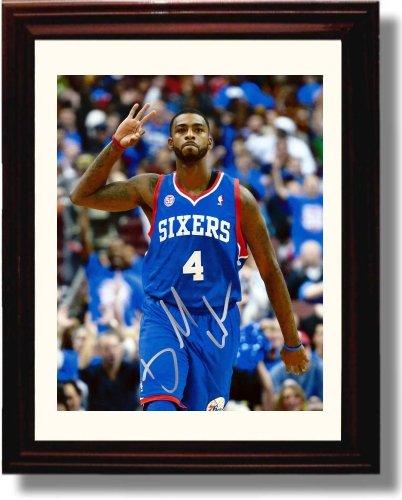 Framed Dorell Wright Autograph Promo Print - Philadelphia 76ers Framed Print - Pro Basketball FSP - Framed   