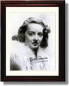 Framed Bette Davis Autograph Promo Print Framed Print - Movies FSP - Framed   