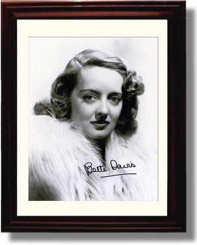 Framed Bette Davis Autograph Promo Print Framed Print - Movies FSP - Framed   