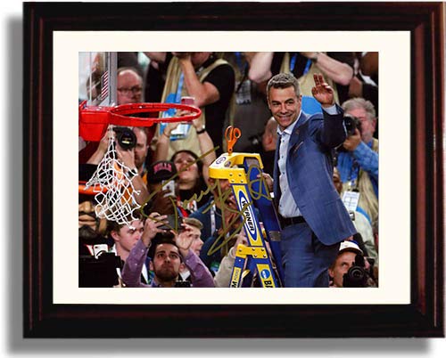 Unframed Virginia Cavaliers Coach Tony Bennett Autograph Promo Print - National Champs! Unframed Print - College Basketball FSP - Unframed   
