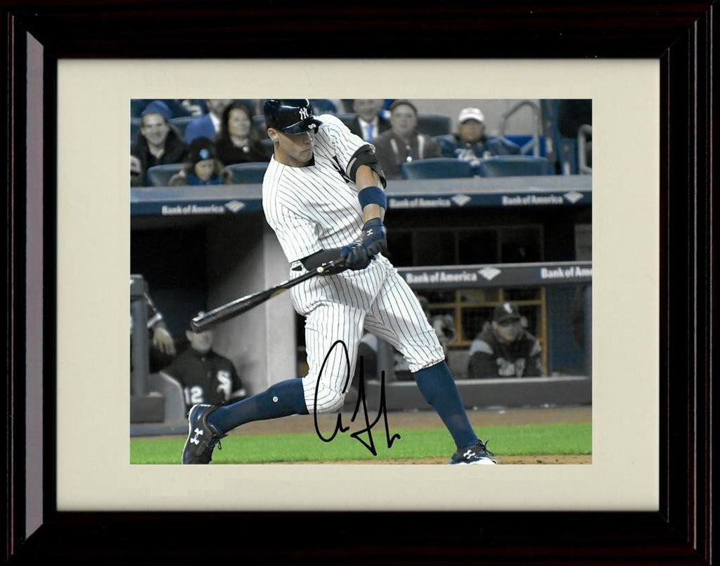 Unframed Aaron Judge - Mid Swing - New York Yankees Autograph Replica Print Unframed Print - Baseball FSP - Unframed   