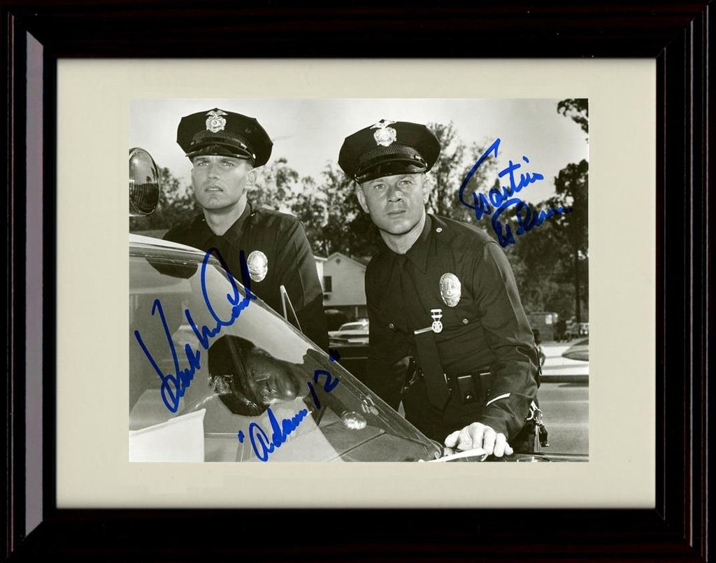 16x20 Framed Adam 12 Cast Autograph Promo Print - Landscape Gallery Print - Television FSP - Gallery Framed   