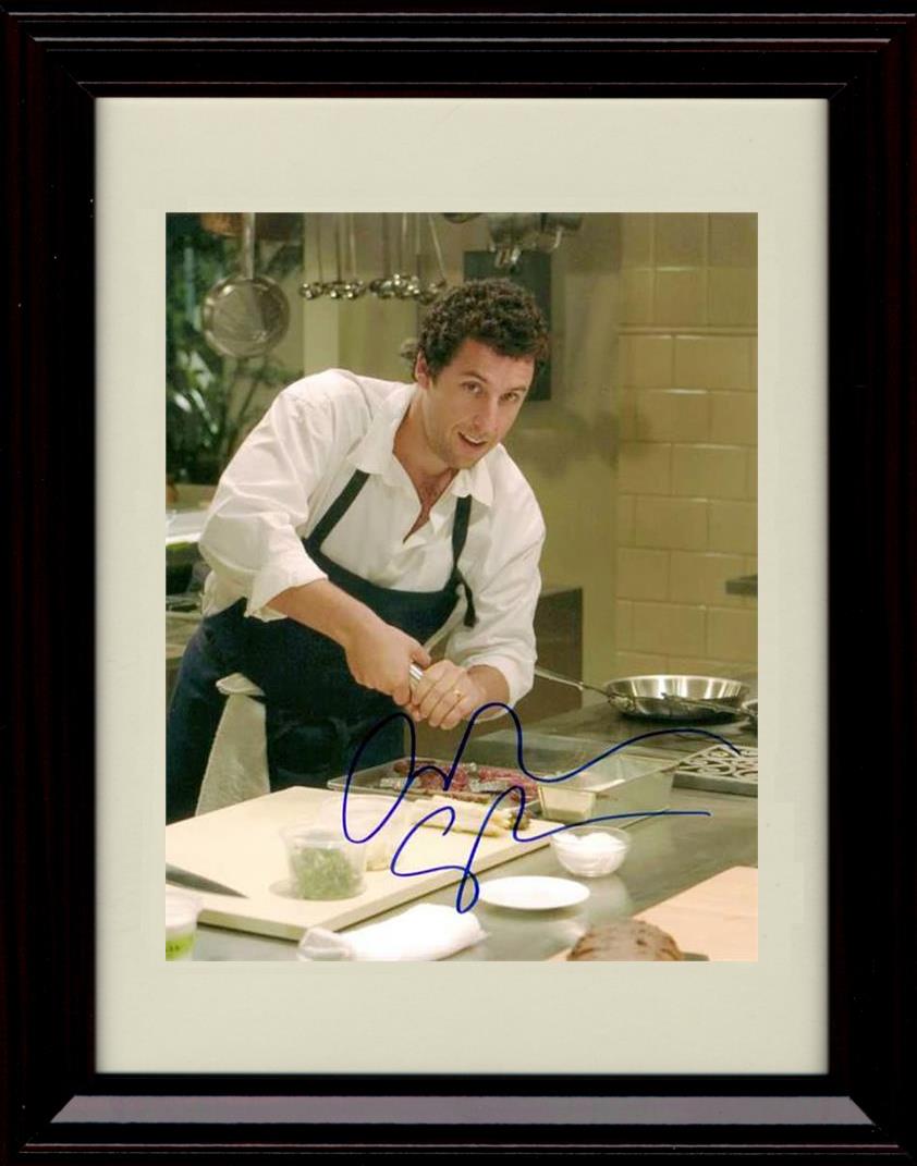 8x10 Framed Adam Sandler Autograph Promo Print - Spanglish - Cooking Framed Print - Movies FSP - Framed   