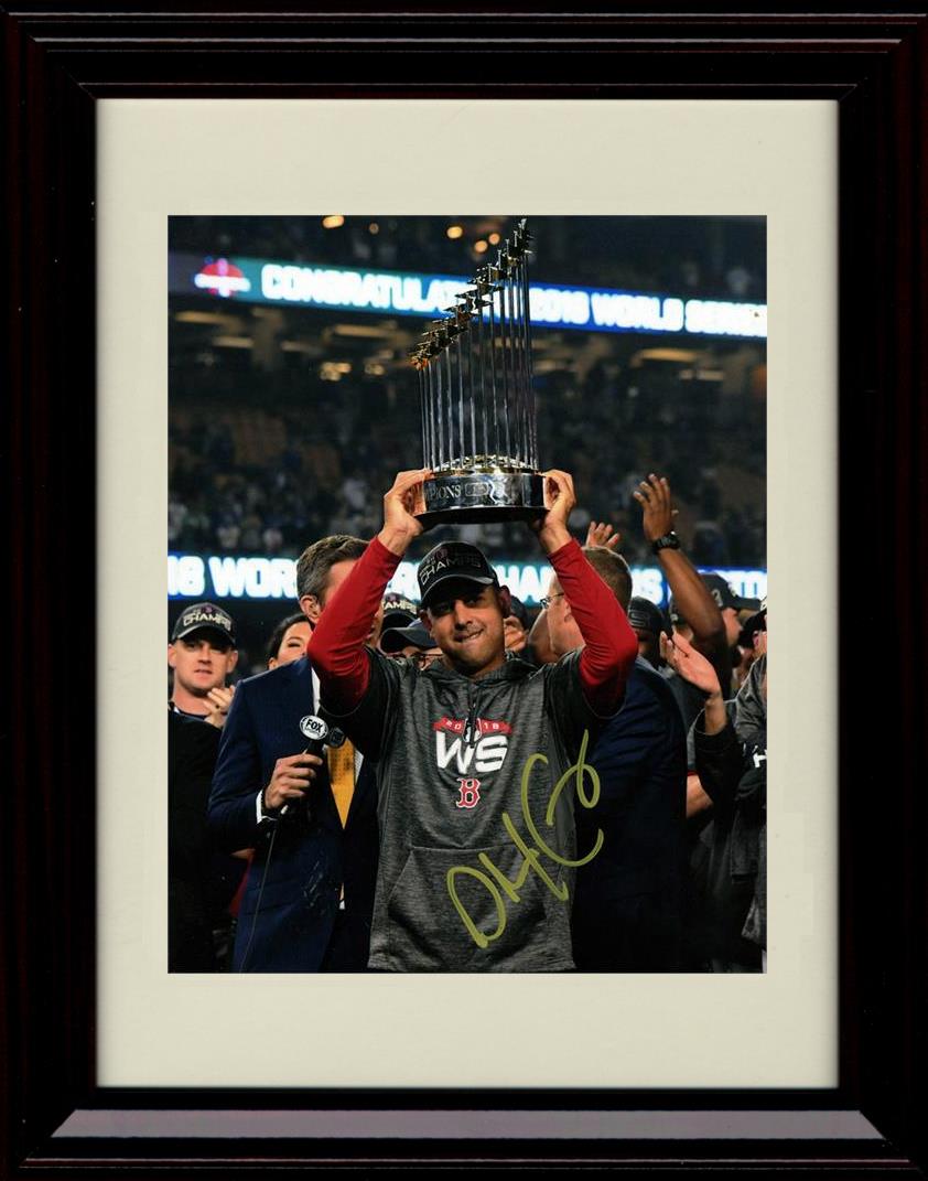 Unframed Alex Cora - World Series Champions - Boston Red Sox Autograph Replica Print Unframed Print - Baseball FSP - Unframed   