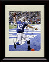 8x10 Framed Andrew Luck - Indianapolis Colts Autograph Promo Print - End Zone Spike Framed Print - Pro Football FSP - Framed   