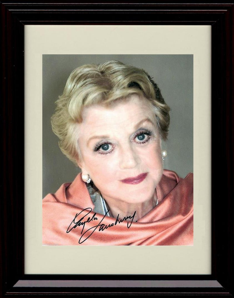 Framed Angela Lansbury Autograph Promo Print - Portrait Framed Print - Television FSP - Framed   