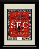 Framed 8x10 Antonio Langham Autograph Promo Print - Alabama Crimson Tide- 2008 Sports Illustrated  75 Years of SEC Football Framed Print - College Football FSP - Framed   