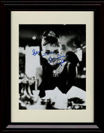 8x10 Framed Audrey Hepburn Autograph Promo Print - Black and White Framed Print - Movies FSP - Framed   